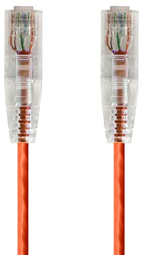 MONOPRICE, INC. 14815 SLIMRUN  CAT6 UTP CABLE-7FT ORANGE