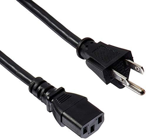 MONOPRICE, INC. 5282 POWER CORD CABLE W/ 3 COND 1FT - BLACK