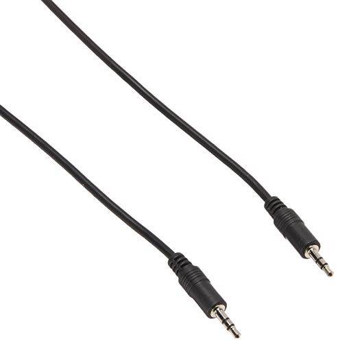 MONOPRICE, INC. 644 STEREO PLUG/PLUG M/M CABLE - BLACK 6FT