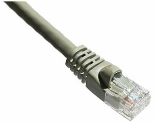 AXIOM C5EMB-G50-AX AXIOM 50FT CAT5E 350MHZ PATCH CABLE MOLDED BOOT (GRAY)