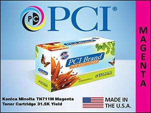 PCI TN711M-PCI PCI KONICA MINOLTA TN711M A3VU33O MAGENTA TONER CARTRIDGE 31.5K YIELD GSA & TAA