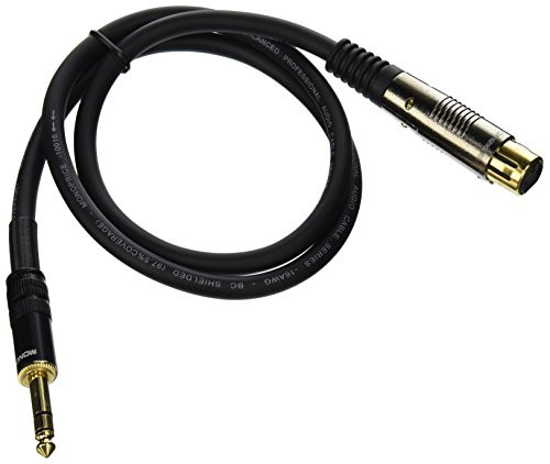 MONOPRICE, INC. 4768 XLR F TO 1/4IN TRS M 16AWG CABLE 3FT