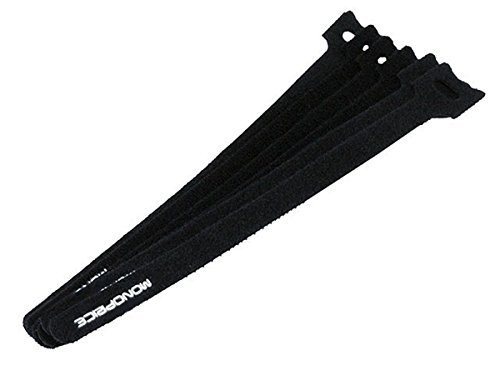 MONOPRICE, INC. 6483 HOOK & LOOP CABLE TIES_ 9-INCH_ 100PCS