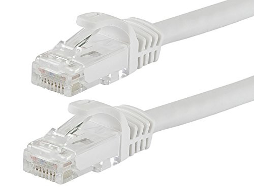 MONOPRICE, INC. 1191 FLEXBOOT SERIES CAT6 24AWG UTP ETHERNET NETWORK PATCH CABLE_ 7FT WHITE