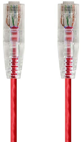 MONOPRICE, INC. 14785 SLIMRUN  CAT6 UTP CABLE-0.5FT RED