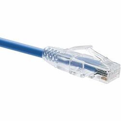 UNIRISE USA, LLC 10007 UNIRISE 6 FOOT CAT6 SNAGLESS CLEARFIT PATCH CABLE BLUE - HIGH DENSITY CAT6 ULTRA