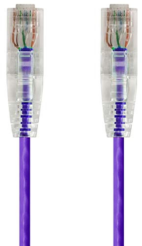 MONOPRICE, INC. 14805 SLIMRUN  CAT6 UTP CABLE-2FT PURPLE