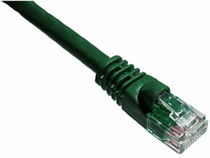 AXIOM C5EMB-N15-AX AXIOM 15FT CAT5E 350MHZ PATCH CABLE MOLDED BOOT (GREEN)