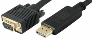 ADD-ON DISPLAYPORT2VGA6F ADDON 6FT DISPLAYPORT MALE TO VGA MALE BLACK ADAPTER CABLE