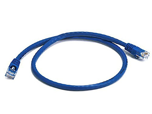 MONOPRICE, INC. 3420 CAT6 24AWG UTP ETHERNET NETWORK PATCH CABLE_ 2FT BLUE