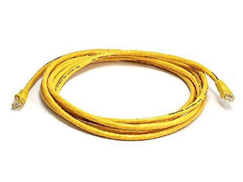 MONOPRICE, INC. 3392 CAT5E 24AWG UTP ETHERNET NETWORK PATCH CABLE, 10FT YELLOW