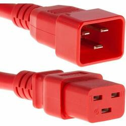 UNIRISE USA, LLC PWCD-C19C20-20A-06F-RED 6FT RED C19-C20 PDU POWER CORD, SJT, 20AMP, 250V