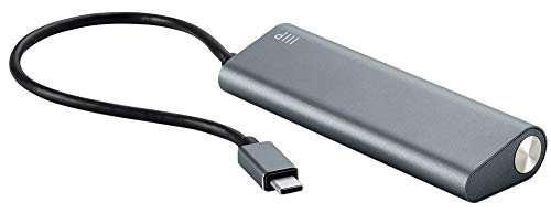 MONOPRICE, INC. 14908 SUPERSPEED 4-PORT USB-C HUB, GRAY
