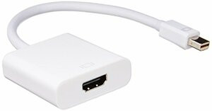 ADD-ON MDISPLAYPORT2HDMIW ADDON 8IN MINI-DISPLAYPORT MALE TO HDMI FEMALE WHITE ADAPTER CABLE