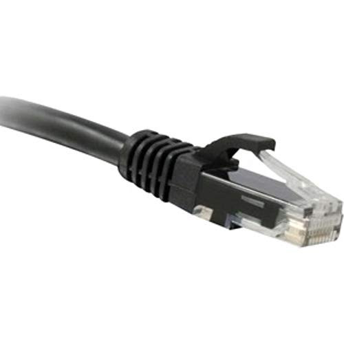 ENET SOLUTIONS, INC. C6-BK-25-ENC CAT6 BLACK 25FT MOLDED BOOT PATCH CBL