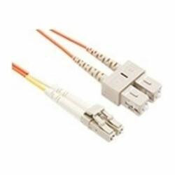 UNIRISE USA, LLC FJ6LCSC-09M FIBER OPTIC PATCH CABLE, LC-SC, 62.5 125 MULTIMODE DUPLEX, ORANGE, 9M
