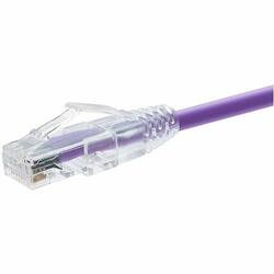 UNIRISE USA, LLC 10175 UNIRISE 6 FOOT CAT6 SNAGLESS CLEARFIT PATCH CABLE PURPLE - HIGH DENSITY CAT6 ULT
