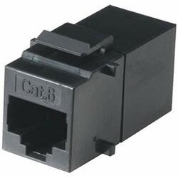 BLACK BOX FM692 CAT6 KEYSTONE FEED-THROUGH STRAIGHT-PINN