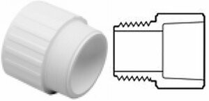 SPEARS 436-060 6 MIPT ADAPTER S40 PVC (7/BX)