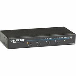 BLACK BOX AVSW-DVI4X1 4 X 1 DVI & AUDIO SWITCH