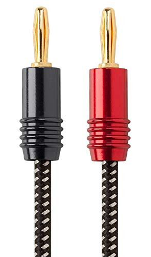 MONOPRICE, INC. 15520 BRAIDED SPEAKER WIRE W/ GOLD PLT PLUG 6