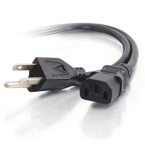 C2G 3129 C2G 3FT 18 AWG UNIVERSAL POWER CORD (NEMA 5-15P TO IEC320C13)-3 FOOT REPLACEMENT