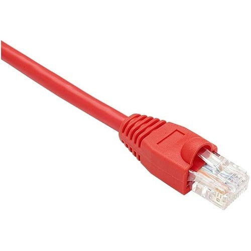 UNIRISE USA, LLC PC5E-15F-RED-SH-S 15FT RED CAT5E SHIELDED PATCH CABLE, F/UTP, SNAGLESS