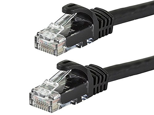 MONOPRICE, INC. 9827 FLEXBOOT SERIES CAT6 24AWG UTP ETHERNET NETWORK PATCH CABLE, 50FT BLACK