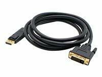 ADD-ON DISPLAYPORT2DVI3F ADDON 3FT DISPLAYPORT MALE TO DVI-D MALE BLACK ADAPTER CABLE (REQUIRES DP++)