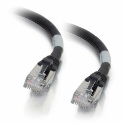 C2G 706 C2G 1FT CAT6A SNAGLESS SHIELDED (STP) NETWORK PATCH CABLE - BLACK
