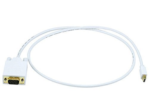 MONOPRICE, INC. 6002 MINI DISPLAYPORT TO VGA CABLE - WHITE3FT