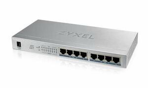 ZYXEL COMMUNICATIONS GS1008HP GS1008HP - 8 PORT GIGABIT POE+ UNMANAGED SWITCH (60W BUDGET)