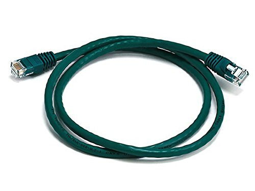 MONOPRICE, INC. 2296 CAT6 24AWG UTP ETHERNET NETWORK PATCH CABLE, 3FT GREEN