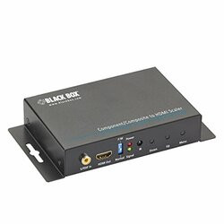 BLACK BOX AVSC-VIDEO-HDMI COMPONENT/COMPOSITE-TO-HDMI SCALER AND CONVERTER WITH AUDIO