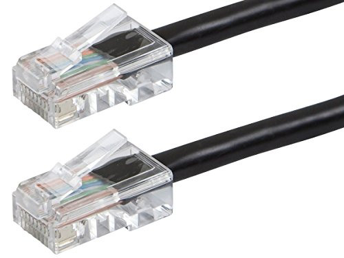 MONOPRICE, INC. 13098 ZEROBOOT CAT5E ETHERNET PATCH CABLE 1FT BLACK
