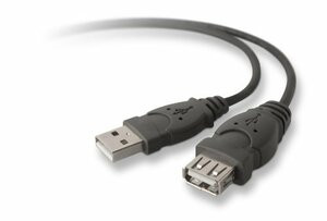 BELKIN COMPONENTS F3U134B03 BELKIN COMPONENTS - BELKIN PRO SERIES - USB EXTENDER - 4 PIN USB TYPE A (M) - 4