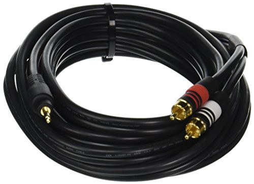 MONOPRICE, INC. 5600 STEREO M TO 2RCA M CABLE 15FT - BLACK