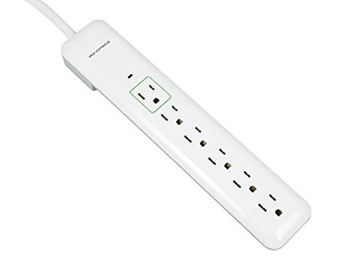 MONOPRICE, INC. 9198 6 OUTLET SLIM SURGE PROTECTOR