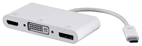 MONOPRICE, INC. 27282 MONOPRICE USB TYPE-C TO 4K DISPLAYPORT_ HDMI_ AND SINGLE-LINK DVI-D PASSIVE ADAP