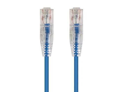 MONOPRICE, INC. 13523 SLIMRUN  CAT6 UTP CABLE-2FT BLUE