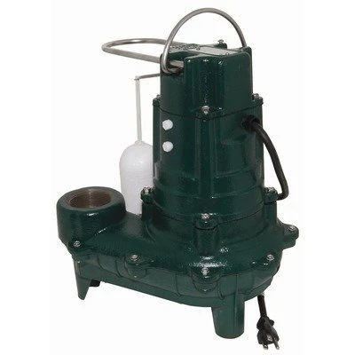 ZOELLER Z2660005 1/2 HP Cast Iron Automatic Sewage Pump
