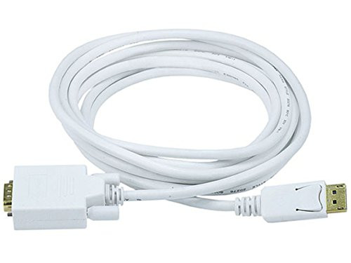 MONOPRICE, INC. 6020 DISPLAYPORT TO VGA CABLE - WHITE 10FT