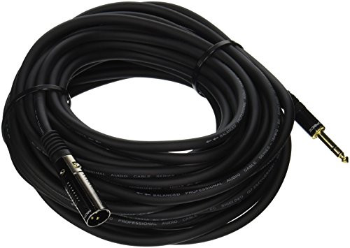 MONOPRICE, INC. 4766 XLR M TO 1/4INCH TRS M CABLE 50FT