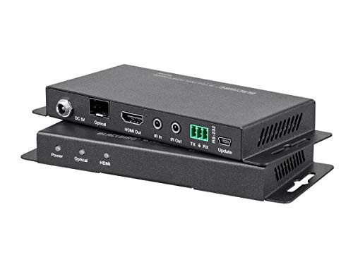 MONOPRICE, INC. 24279 MONOPRICE BLACKBIRD 4K FIBER OPTIC HDMI EXTENDER_ 3300FEET_ 1000M_ 4K@60HZ_ IR_