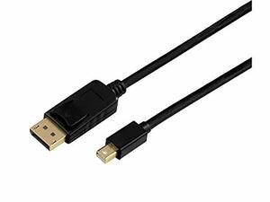 AXIOM MDPMDPM06K-AX AXIOM MINI DISPLAYPORT MALE TO DISPLAYPORT MALE ADAPTER CABLE 6FT (BLACK)