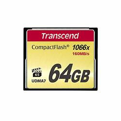 TRANSCEND INFORMATION TS64GCF1000 64GB CF CARD (1000X, TYPE I )