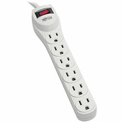 TRIPP LITE TLP602 SURGE PROTECTOR POWER STRIP 120V 6 OUTLET 2FEET  CORD 180 JOULE