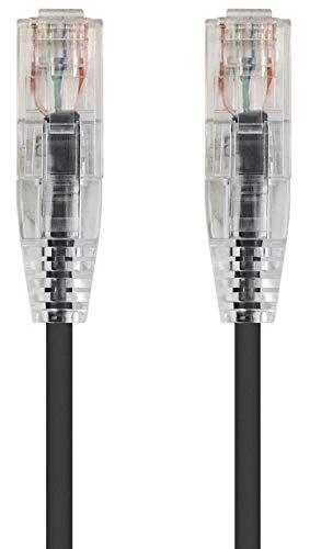 MONOPRICE, INC. 13508 SLIMRUN  CAT6 UTP CABLE-6-INCH BLACK