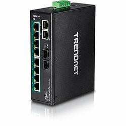 TRENDNET INC TI-PG102 10-PORT HARDENED INDUSTRIAL GIGABIT POE+ DIN-RAIL SWITCH,LIMITED LIFETIME WARRAN