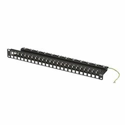 BLACK BOX JPMT700A CAT6A 24 PORT BLANK PATCH PANEL